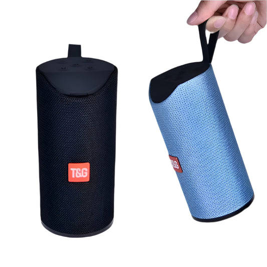 Black and blue portable waterproof speakers loud for boating camping hiking and outdoor parties