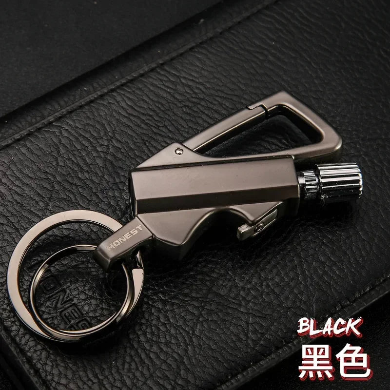 Outdoor Metal Portable Lighter Immortal Fire Starter Matchstick Camping Lighter Waterproof Outdoor Survival Tool