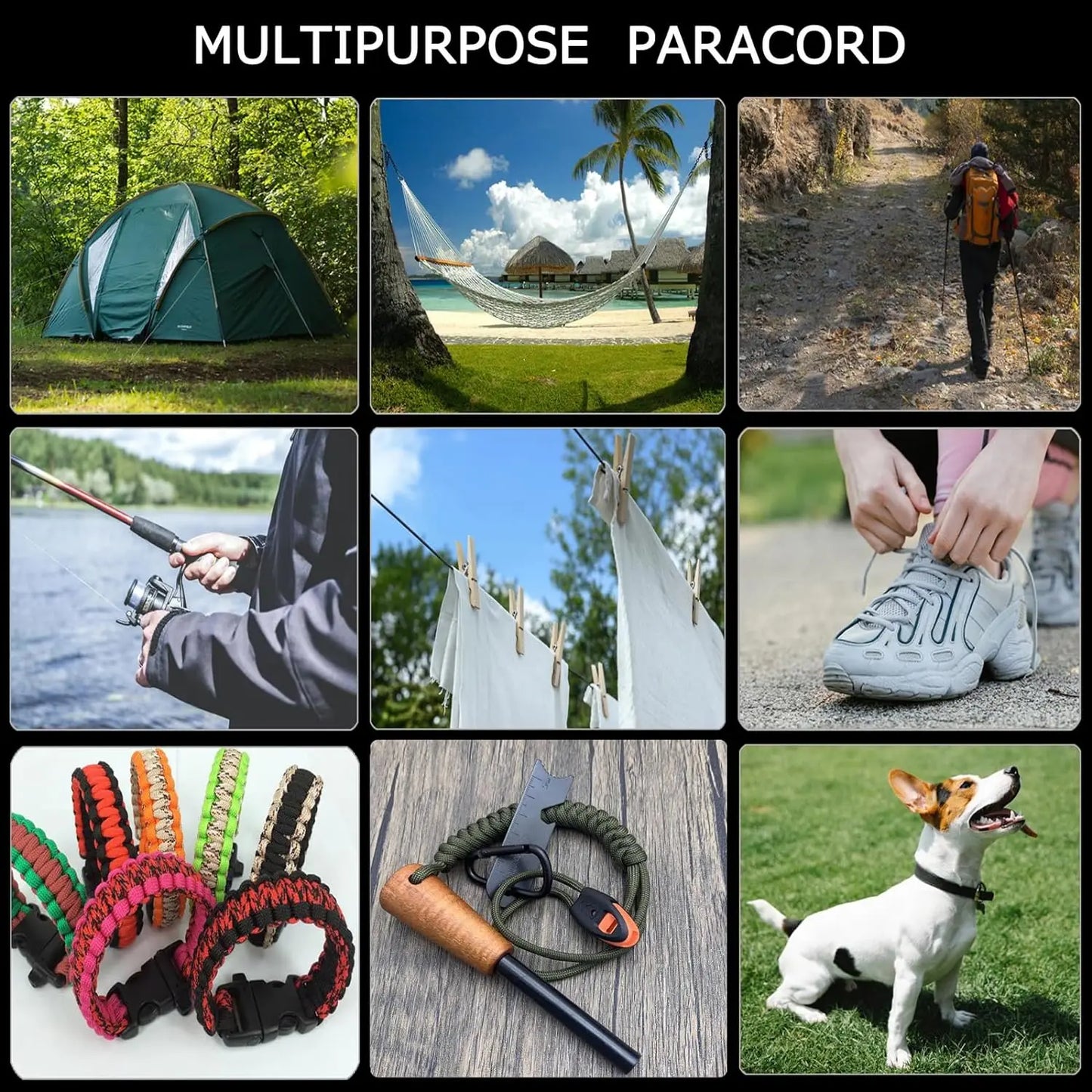 Paracord - 9 Core 550 Military Tactical